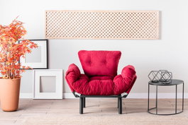 Atelier Del Sofa Nitta Single - Granate